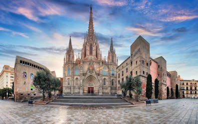Barcelona cathedral entrance ticket with free audio city tour